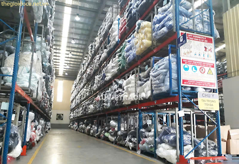kệ Selective để vải, kệ kho vải, kệ chứa vải trong kho