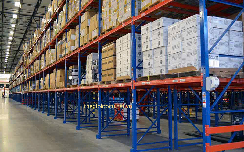 kệ để pallet, kệ Selective, giá kệ công nghiệp