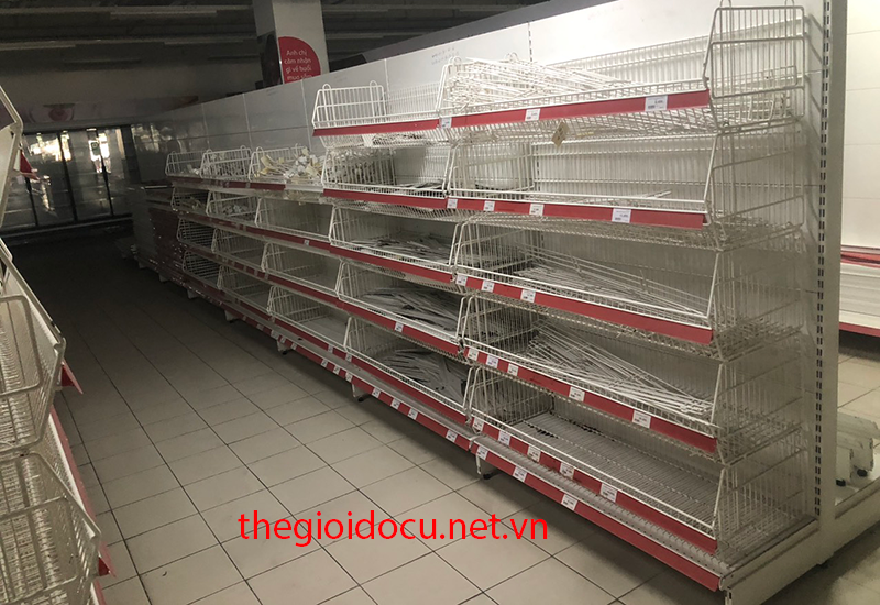 thanh lý kệ rổ mì, kệ rổ đựng mì tôm, bán kệ rổ giá rẻ